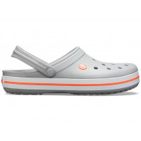 Crocs Crocband Light Grey/Bright Coral