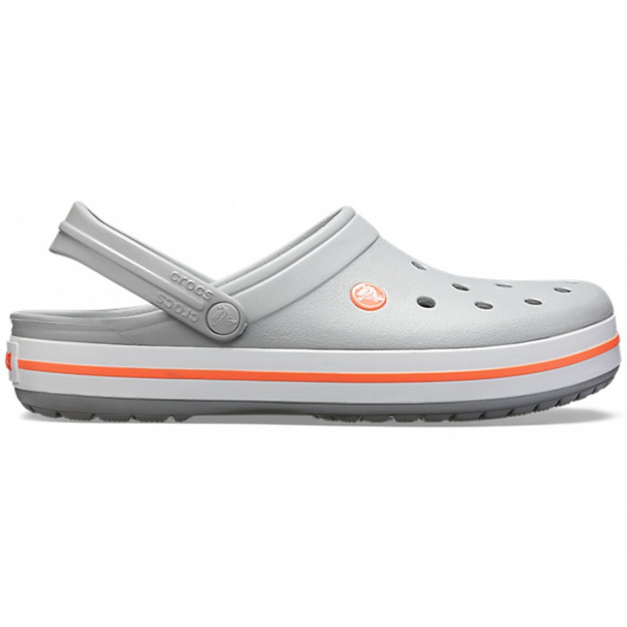 Crocs Crocband Light Grey/Bright Coral