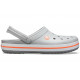 Crocs Crocband Light Grey/Bright Coral