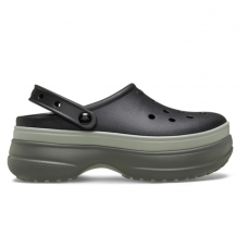 Crocs Classic Platform Stacked Clog Black