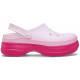 Crocs Classic Platform Stacked Clog Dragon Fruit