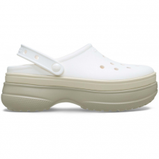 Crocs Classic Platform Stacked Clog White
