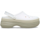 Crocs Classic Platform Stacked Clog White