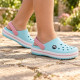 Детские Crocs Kids' Crocband Ice Blue/White