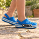 Детские Crocs Kids' Crocband Clog Logo Stripe Poppy Blue