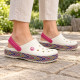 Женские Crocs Crocband Gallery Clog White/Crimson
