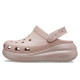 Жіночі крокси Класичні Сабо Crocs Crush Platform Shimmer Pink