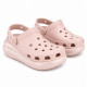 Женские кроксы Классические Сабо Crocs Crush Platform Shimmer Pink