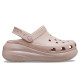 Жіночі крокси Класичні Сабо Crocs Crush Platform Shimmer Pink
