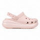 Женские кроксы Классические Сабо Crocs Crush Platform Shimmer Pink