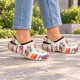 Жіночі зимові утепленні Crocs Classic Lined Tie Dye Black/Multi