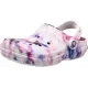 Жіночі зимові утепленні Crocs Classic Lined Tie Dye Garnet/Multi